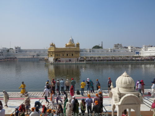 Heilige tempel von amritsar jammu indien